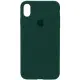 Чехол накладка HC iPhone XR Зеленый лес / Forest green