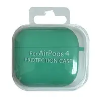 Чехол для наушников AirPods 4 Microfiber Мятный/ Mint Чехол для наушников AirPods 4 Microfiber Мятный/ Mint