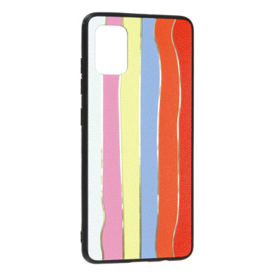 Чехол накладка Rainbow Samsung A515 (A51) Белая