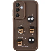 Чохол Накладка Pretty Things Samsung A256 (A25 5G) Коричнева/ Always Happy