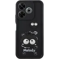 Чехол накладка Pretty Things Xiaomi Redmi 13C Черная/ Melody