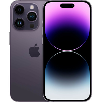 Смартфон Apple iPhone 14 Pro 128Gb Deep Purple, Темно фіолетовий (Б/В) (Ідеальний стан)