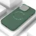 Чохол накладка Bonbon Metal MagSafe iPhone 11 Зелена / Pine Green