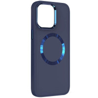 Чохол накладка Bonbon Metal MagSafe iPhone 11 Синя / Cosmos Blue Чохол накладка Bonbon Metal MagSafe iPhone 11 Синя / Cosmos Blue