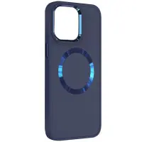 Чохол накладка Bonbon Metal MagSafe iPhone 11 Синя / Cosmos Blue