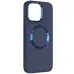 Чохол накладка Bonbon Metal MagSafe iPhone 11 Синя / Cosmos Blue