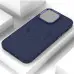 Чохол накладка Bonbon Metal MagSafe iPhone 11 Синя / Cosmos Blue