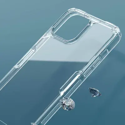 Чехол накладка Nillkin Nature iPhone 15 Pro Max Прозрачная