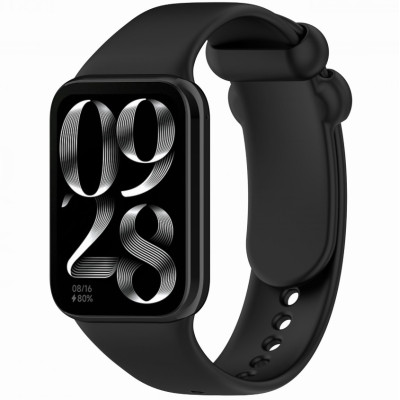 Ремінець Силікон Mi Band 8 Pro/9 Pro Black, Чорний (ARM)