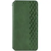 Чехол-книжка Getman Cubic Samsung G990 (S21 FE) Зеленая