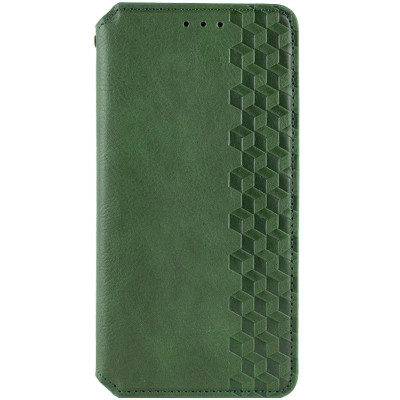 Чохол-книжка Getman Cubic Samsung G990 (S21 FE) Зелена