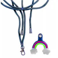 Шнурок (вузький) для смартфона Веселка