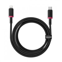 Кабель дата Baseus Dura Type-C to Lightning 1м 20W Чорно-червоний Кабель дата Baseus Dura Type-C to Lightning 1м 20W Чорно-червоний