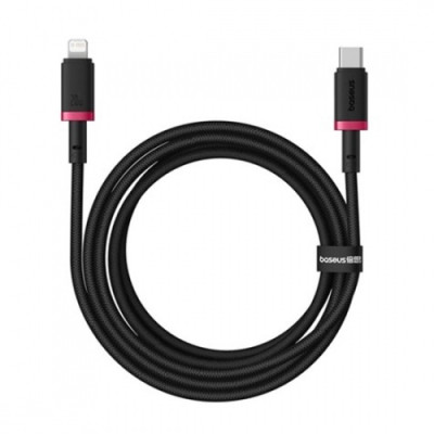 Кабель дата Baseus Dura Type-C to Lightning 1м 20W Чорно-червоний