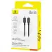 Кабель дата Baseus Silky Type-C to Lightning 1м 20W Черный