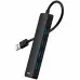 USB хаб Baseus UltraJoy 4in1 (USBA-USB3.0*4) Black, Черный