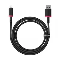 Кабель Baseus Dura Lightning 1м Чёрно-Красный