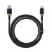 Кабель дата Baseus Dura Type-C 1м 60W Чёрно-Золотой