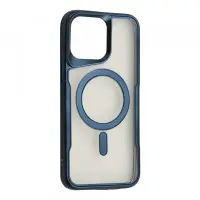 Чехол накладка ESTHETIC MagSafe iPhone 13/ iPhone 14 Синяя