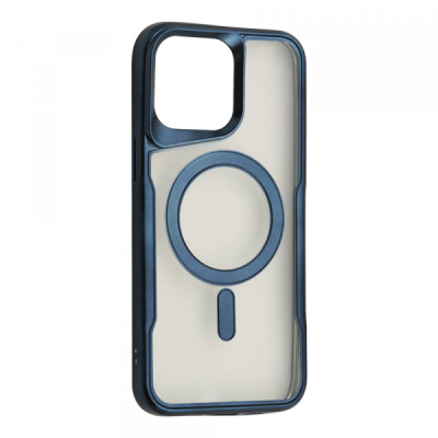 Чехол накладка ESTHETIC MagSafe iPhone 13/ iPhone 14 Синяя