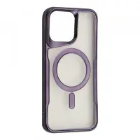 Чохол накладка ESTHETIC MagSafe iPhone 13/ iPhone 14 Темно-Фіолетова