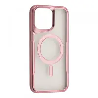 Чохол накладка ESTHETIC MagSafe iPhone 13/ iPhone 14 Рожева