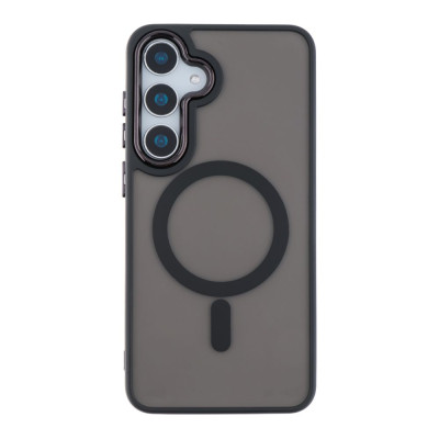Чохол накладка Space MagSafe Samsung S721 (S24 FE) Чорна