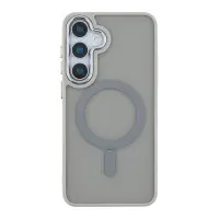 Чехол накладка Space MagSafe Samsung S721 (S24 FE) Серая
