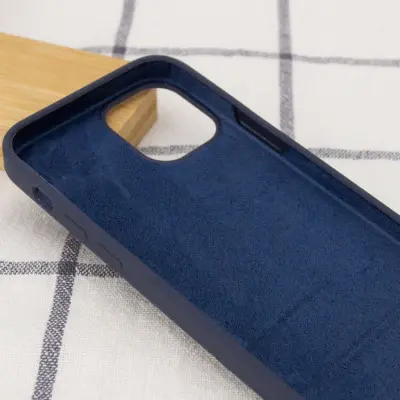 Чехол накладка HC iPhone 12 Pro Max Темно-синя (Midnight Blue)