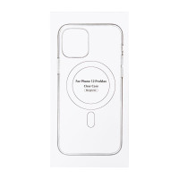 Чехол накладка Clear MagSafe iPhone 12 Pro Max Прозрачная