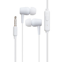 Проводные вакуумные наушники-гарнитура Celebrat G13 White, белый Проводные вакуумные наушники-гарнитура Celebrat G13 White, белый