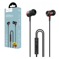 Проводные вакуумные наушники-гарнитура Hoco M42 Black, черный Проводные вакуумные наушники-гарнитура Hoco M42 Black, черный