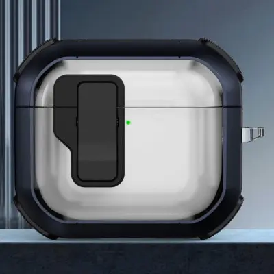 Чохол для навушників AirPods 4 Locking Button Синій