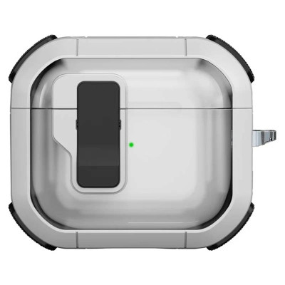 Чехол для наушников AirPods 4 Locking Button Белый