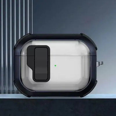 Чохол для навушників AirPods Pro 2/ Pro Locking Button Синій