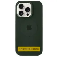 Чехол накладка HC MagSafe (AA) iPhone 13 Pro Зеленая/Dark Olive