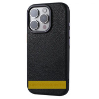 Чохол Накладка Syndee Magsafe iPhone 13 Чорна/Сіра