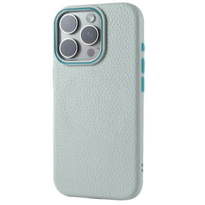 Чохол Накладка Syndee Magsafe iPhone 15 Блакитна Wave Blue