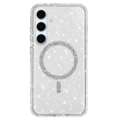 Чехол накладка Eclipse Sparkle (MagFit) Samsung S921 (S24) Прозрачная