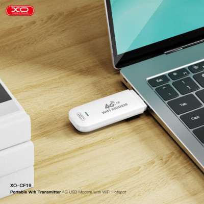 Мобільний Wi-Fi роутер LTE Wi-Fi Модем XO CF19 4G White