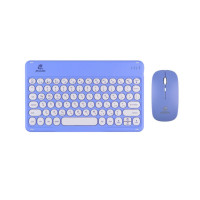 Клавиатура + мышь беспроводная Jeqang JB-362 Фиолетовая Клавиатура + мышь беспроводная Jeqang JB-362 Фиолетовая