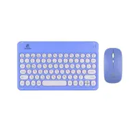 Клавіатура + миша бездротова Jeqang JB-362 Фіолетова Клавіатура + миша бездротова Jeqang JB-362 Фіолетова