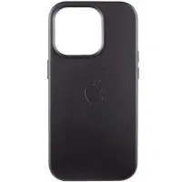 Чохол накладка Leather Case with MagSafe iPhone 13 Pro Max Чорна Чохол накладка Leather Case with MagSafe iPhone 13 Pro Max Чорна