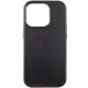 Чехол накладка Leather Case with MagSafe iPhone 13 Pro Max Черна Чехол накладка Leather Case with MagSafe iPhone 13 Pro Max Черна