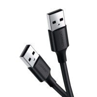 Кабель Ugreen USB2.0 Male to Male 2м Чорний Кабель Ugreen USB2.0 Male to Male 2м Чорний