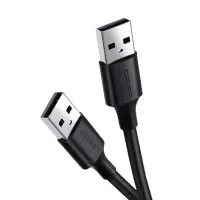 Кабель Ugreen USB2.0 Male to Male 2м Черный