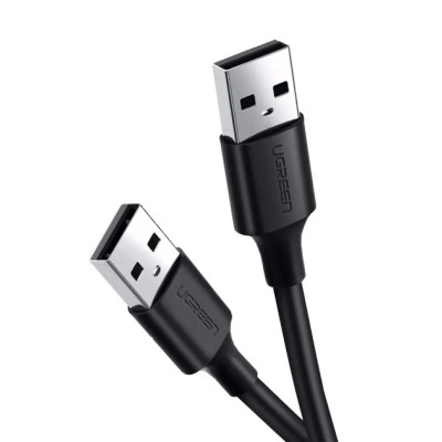 Кабель Ugreen USB2.0 Male to Male 2м Чорний