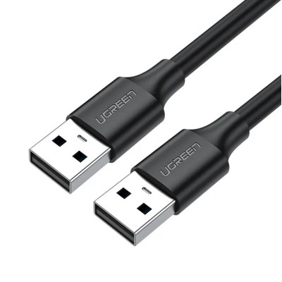 Кабель Ugreen USB2.0 Male to Male 2м Чорний