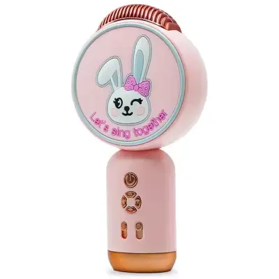 Караоке мікрофон-колонка X3 Pink, Рожева Караоке мікрофон-колонка X3 Pink, Рожева