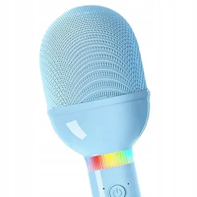 Караоке микрофон-колонка S8 Blue, Синяя Караоке микрофон-колонка S8 Blue, Синяя